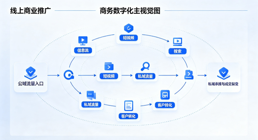 天等县线上商业推广怎么做？全域流量闭环搭建与低成本转化实战指南